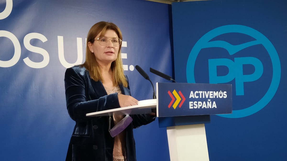 Rosalía Espinosa, este viernes en rueda de prensa.