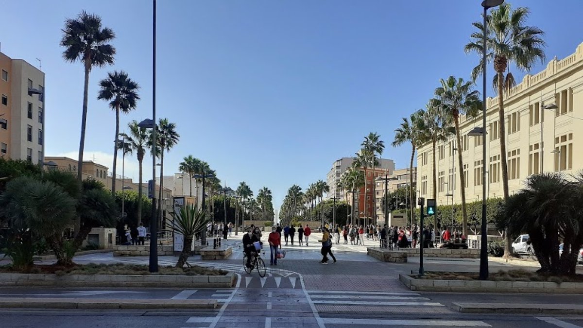 Imagen de la Rambla de Almería.