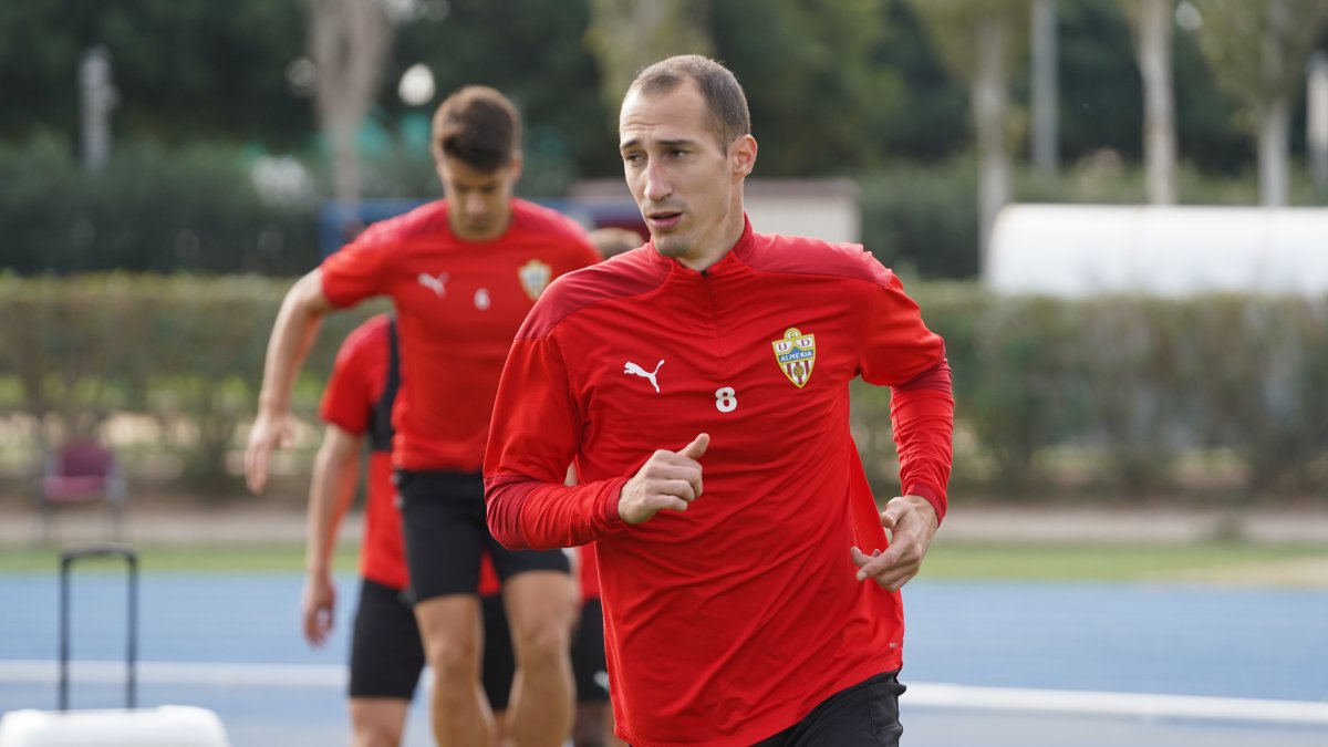 Petrovic en un entrenamiento.