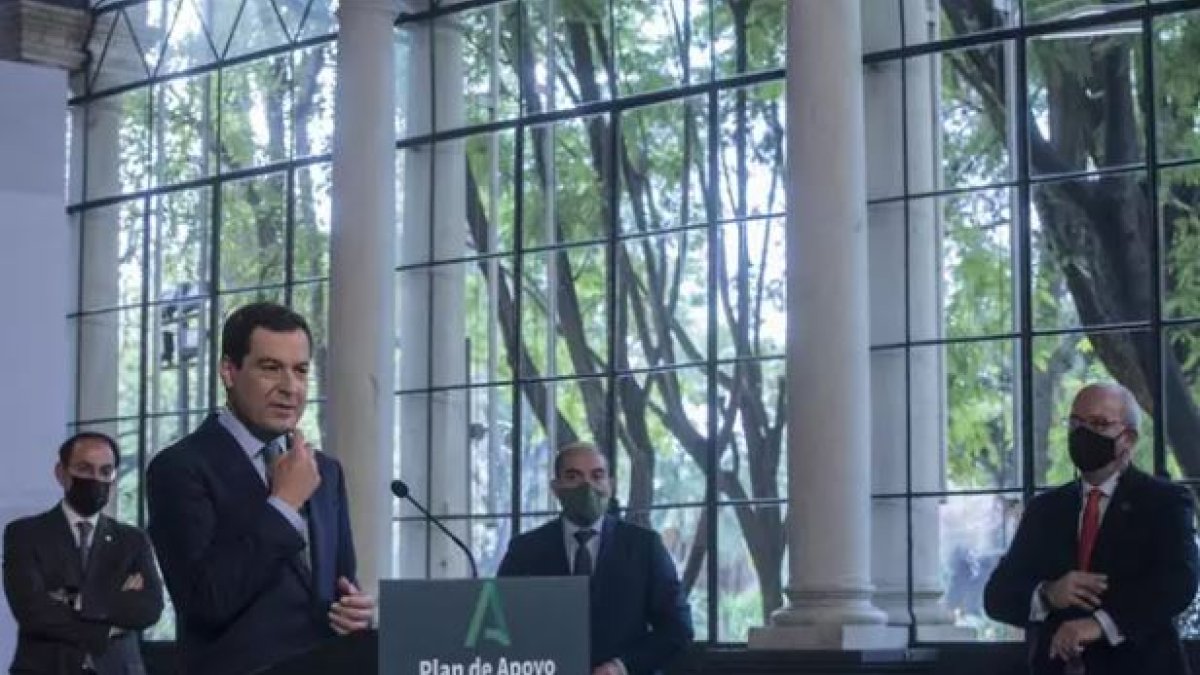 El presidente de la Junta de Andalucía, Juanma Moreno.