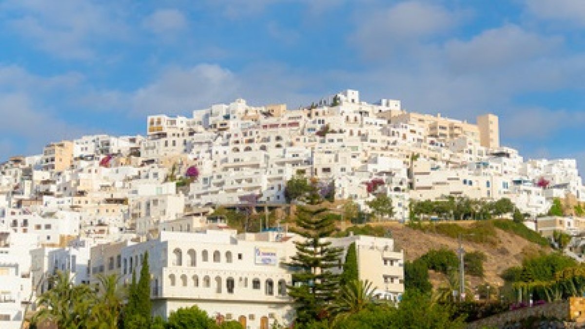 Vista general del pueblo de Mojácar.