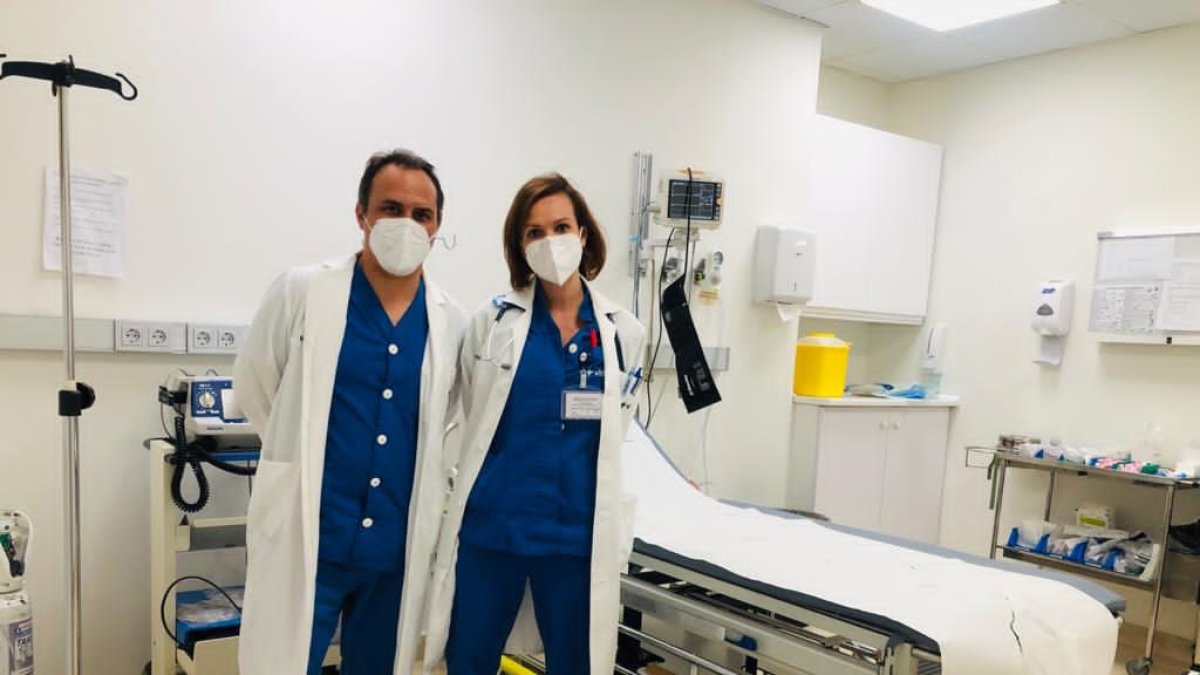 Dr. Pablo Berenguel y Dra. Violeta Rodríguez Vithas Almeria.