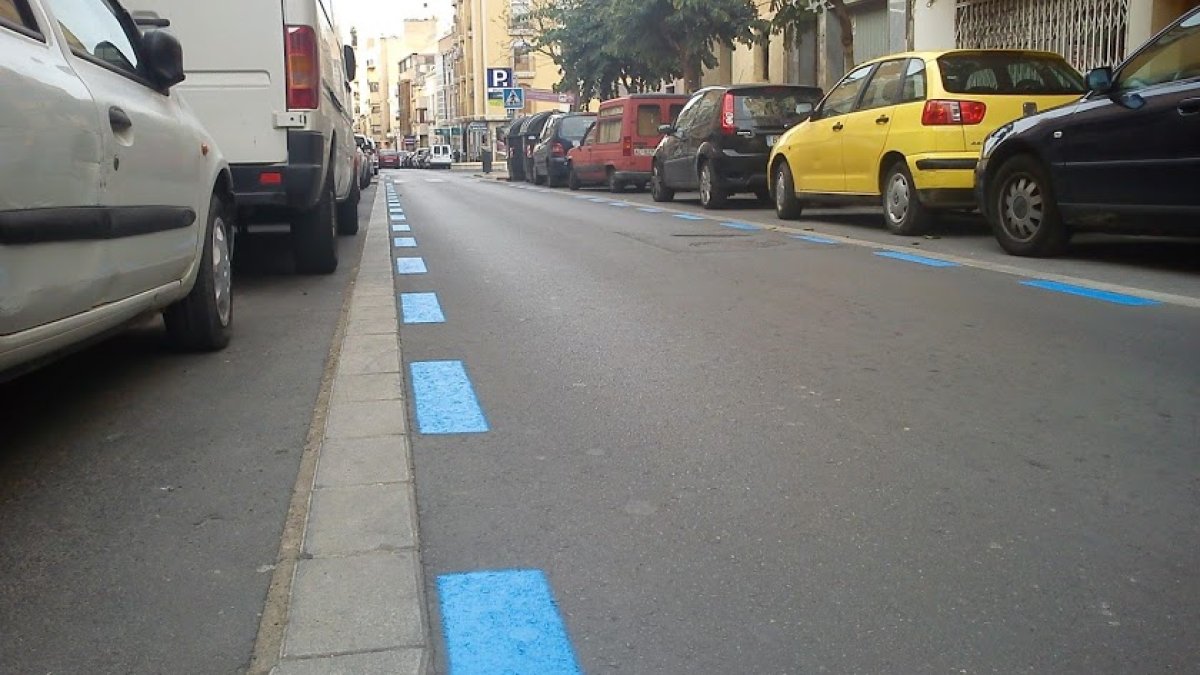Zona azul en Almería.