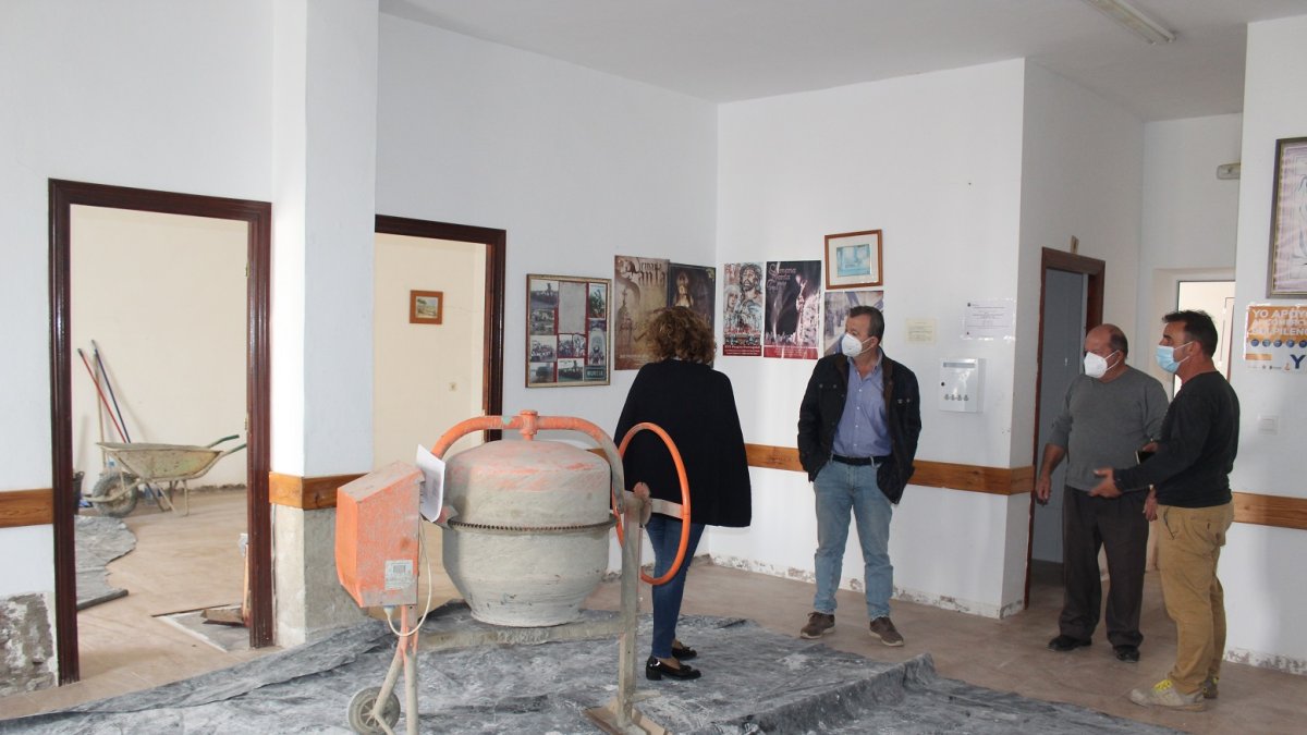 Visita a las obras del Centro Social Pozo de la Higuera.