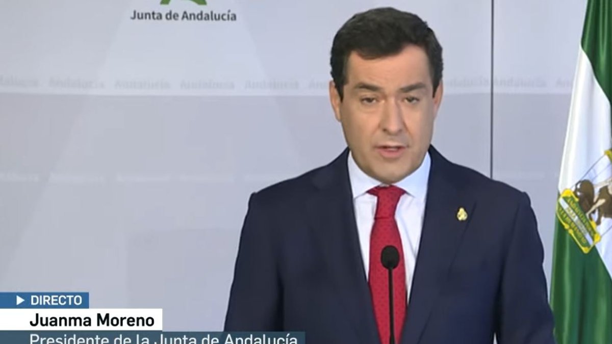 Juanma Moreno ha anunciado la continuidad de las medidas.