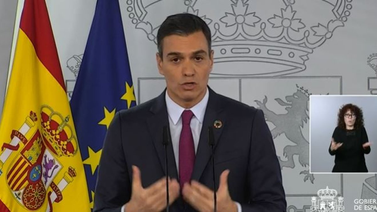 Pedro Sánchez, en directo.