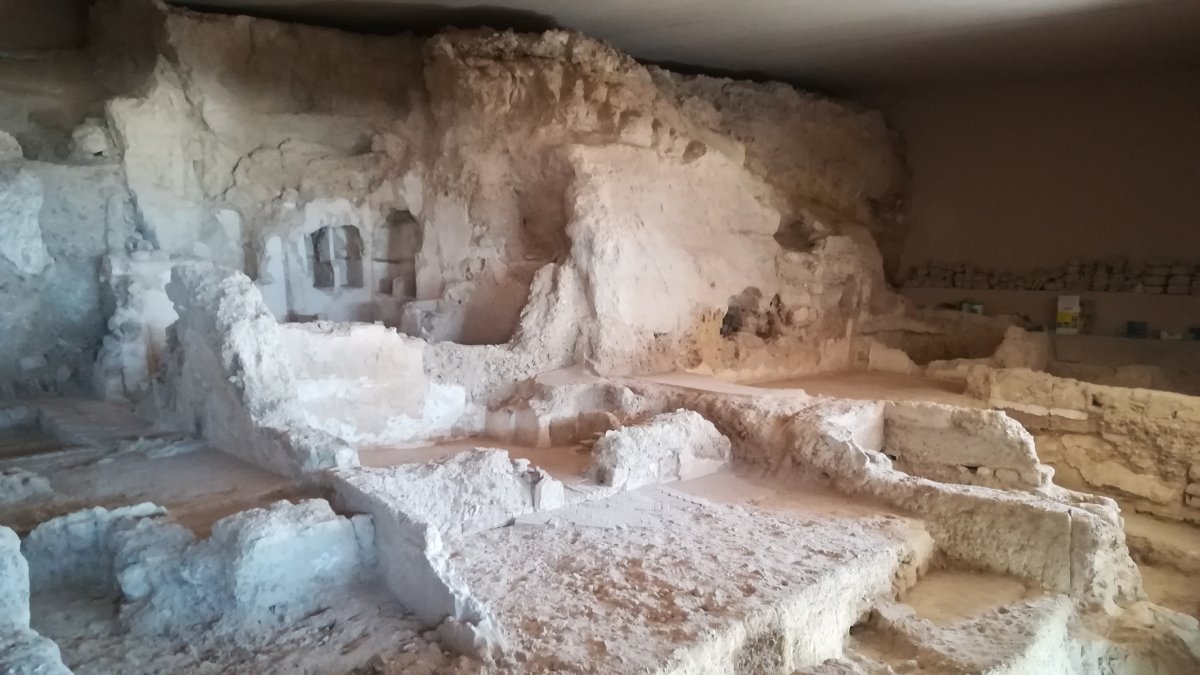 Viviendas encontradas en los trabajos arqueológicos del Mesón Gitano