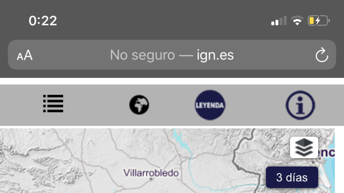 Lugar donde han ocurrido los terremotos.