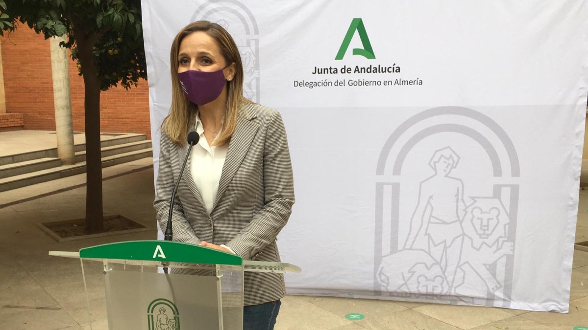 La delegada del Gobierno, Maribel Sánchez.