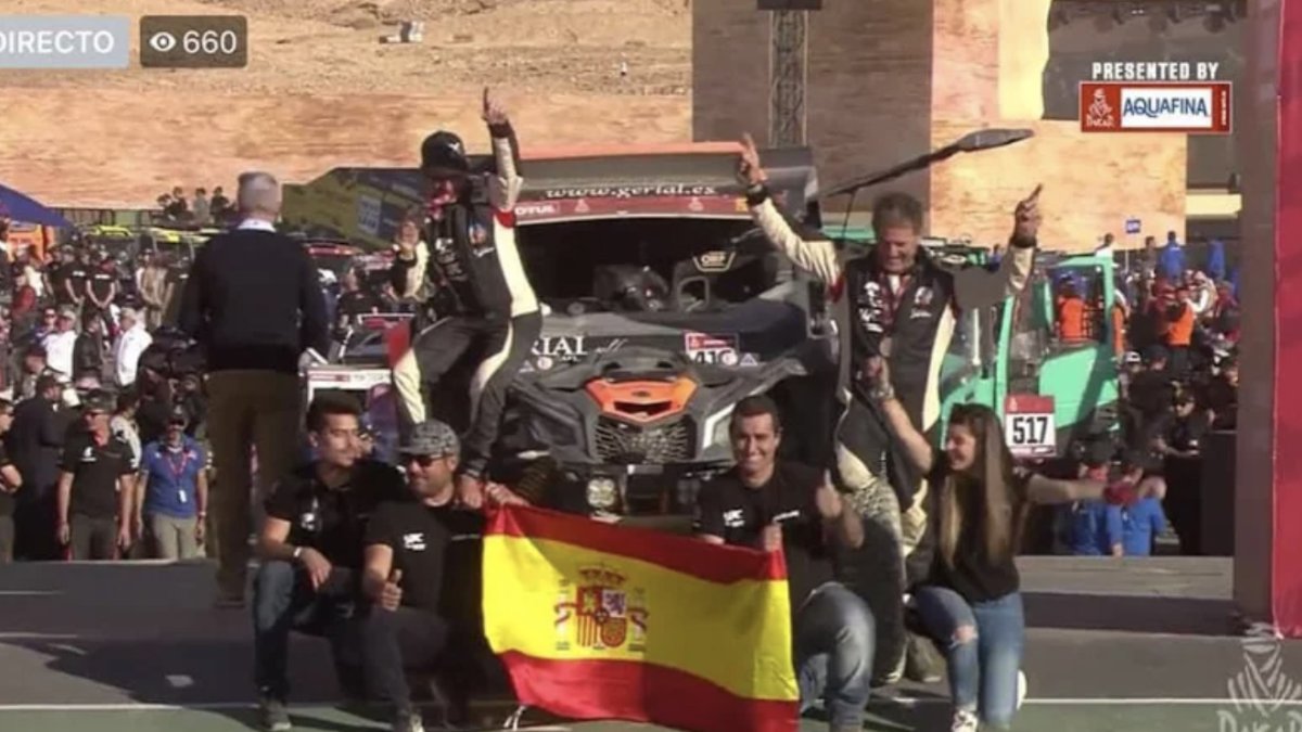 Excelente clasificación final conseguida el en el pasado Dakar