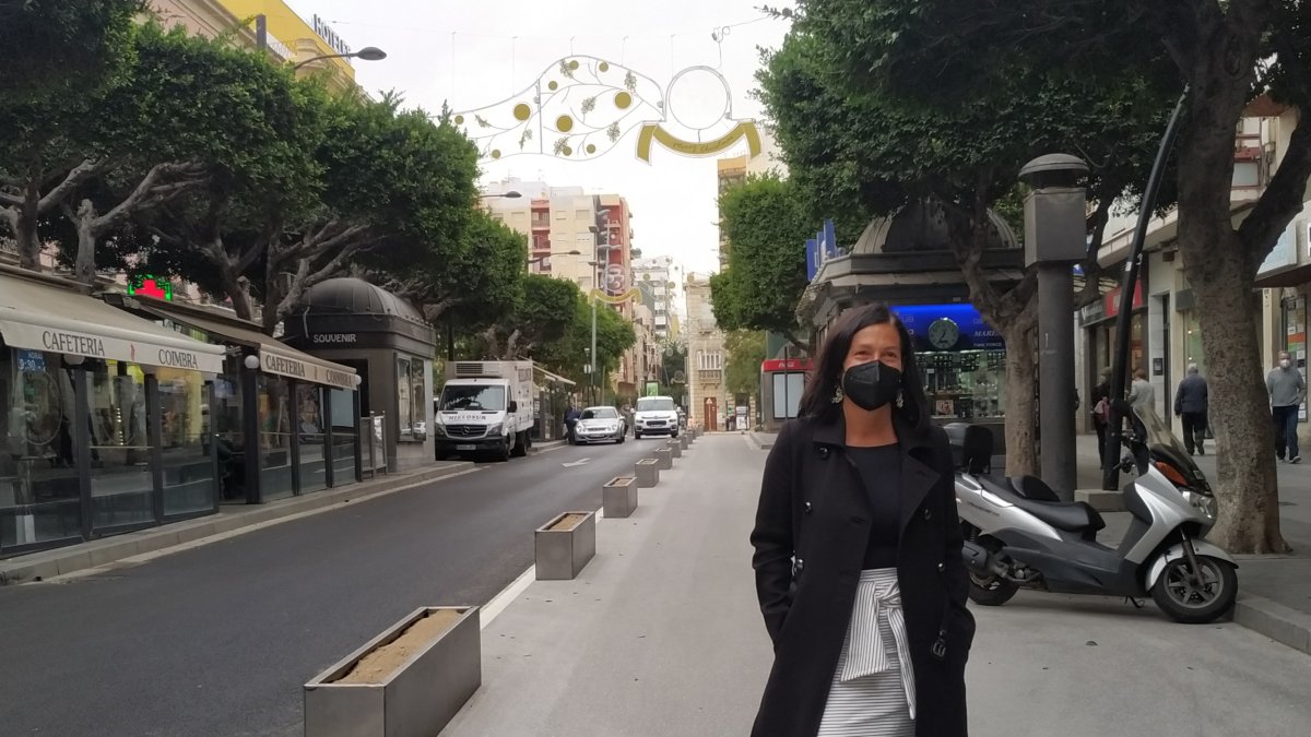 Carmen Sánchez, gerente de \'Almería Centro\'