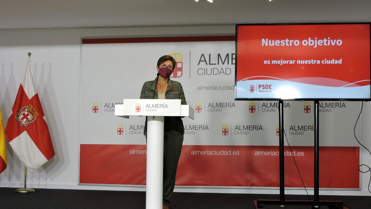 Adriana Valverde, portavoz del Grupo Municipal Socialista