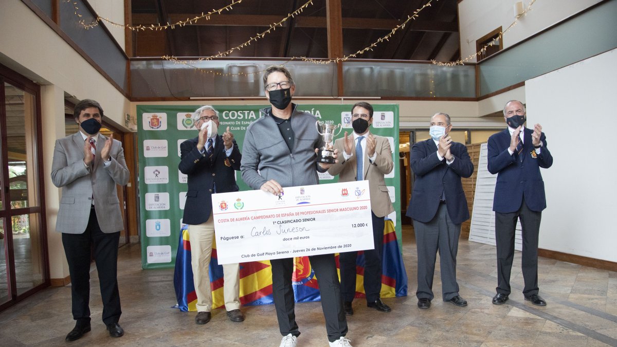 Carlos Suneson acabó en la primera posición del evento.