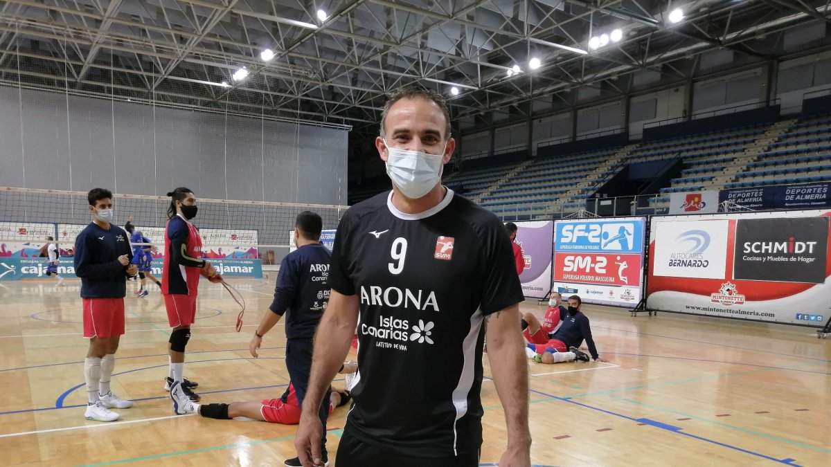 Alexis Valido en el Palacio Mediterráneo.