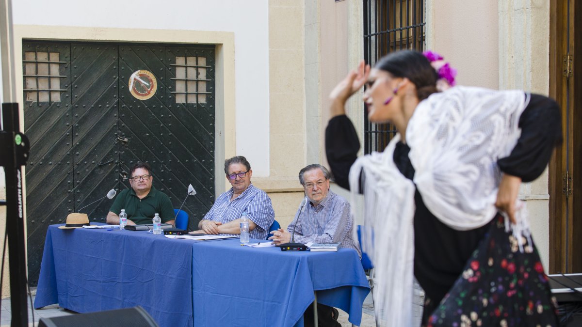 Grabación de la actividad el pasado mes de julio en la Plaza Julio Alfredo Egea.