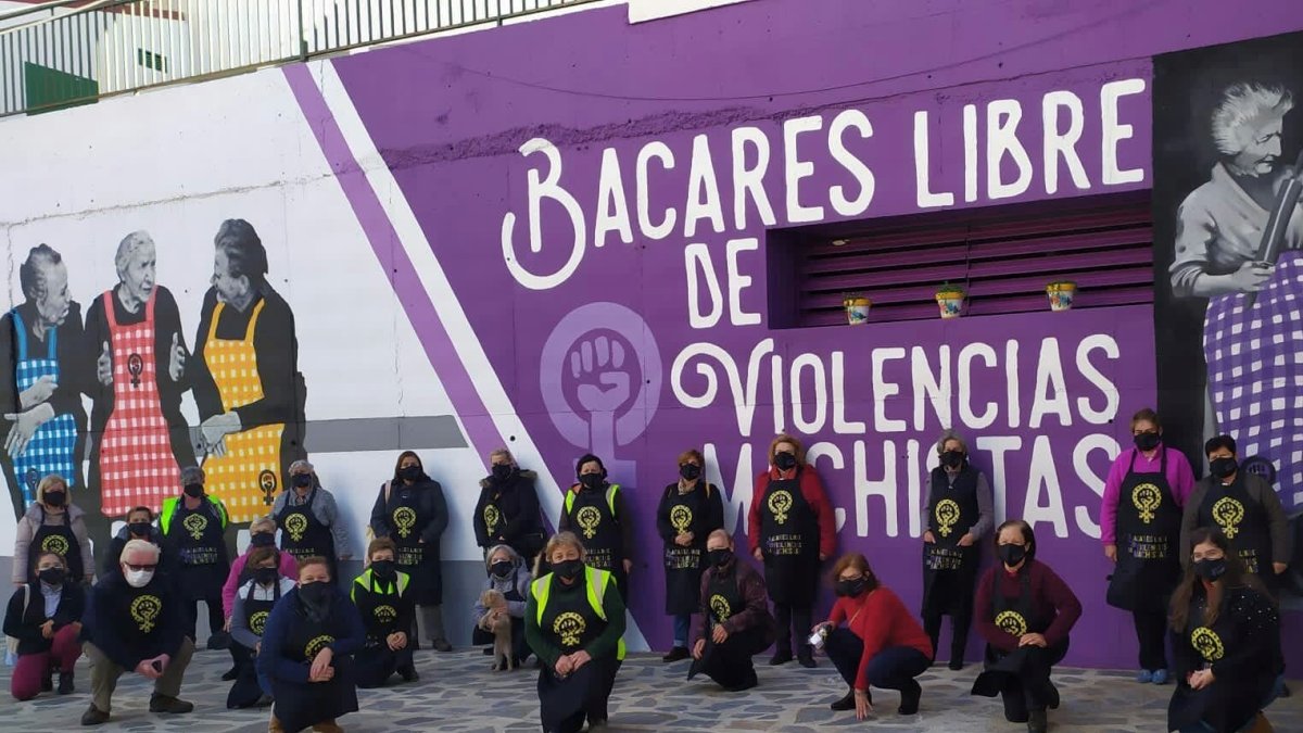Representantes de la asociación de mujeres Progresistas de Bacares.
