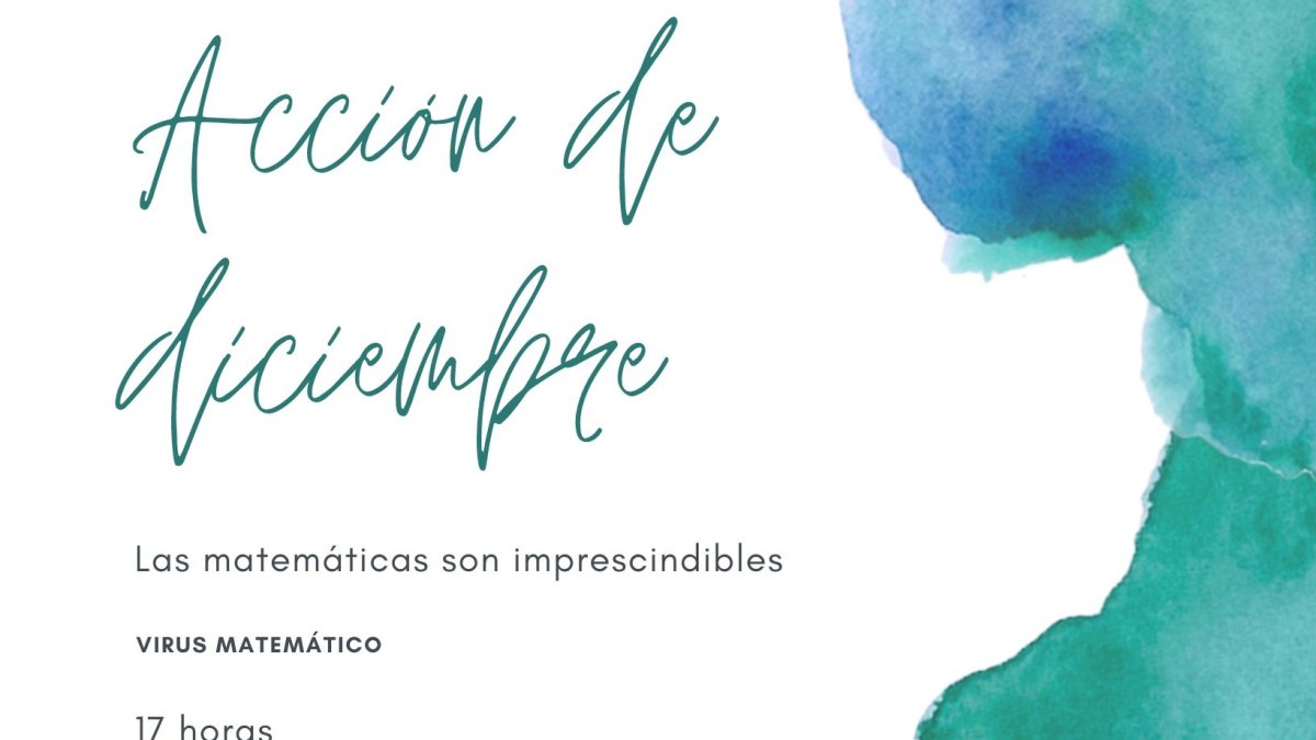Imagen promocional de la acción de diciembre de Virus Matemático.