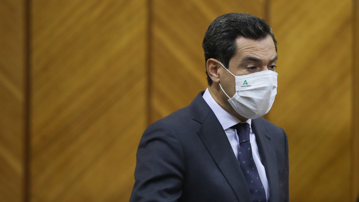 Juan Manuel Moreno, presidente de la Junta de Andalucía.