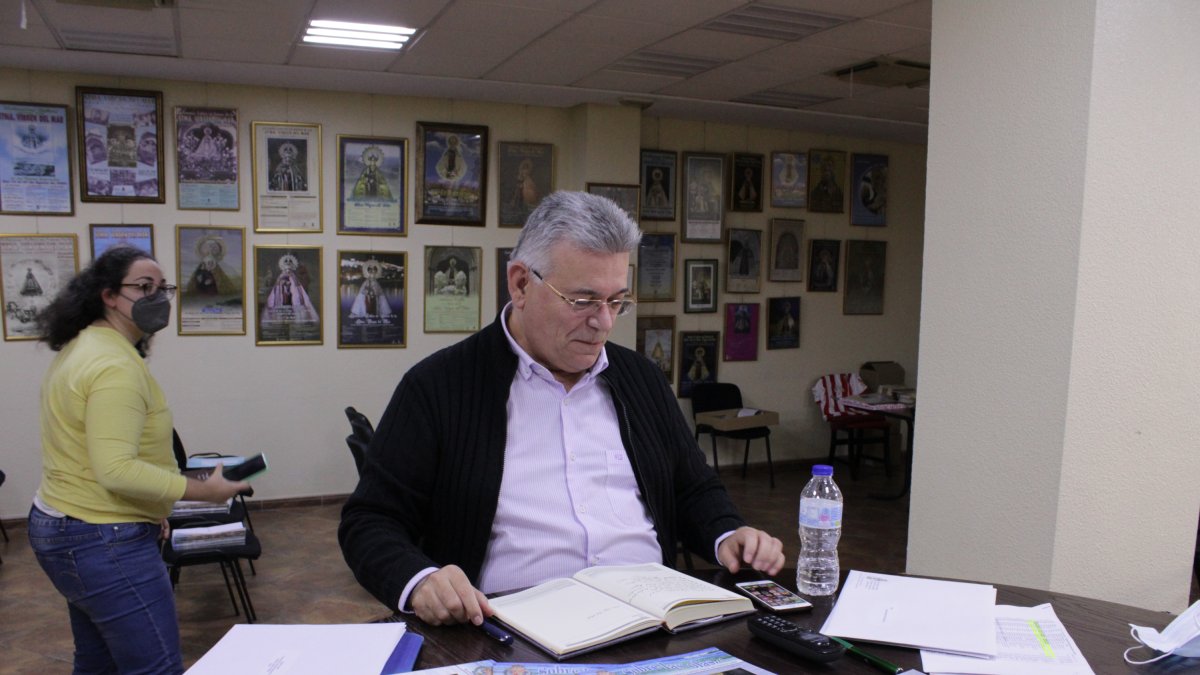 José Luis Cantón, presidente de la Gestora de la Hermandad de la Virgen del Mar.