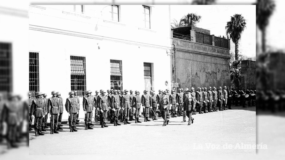 Los soldados del regimiento Nápoles 24 eran protagonistas cuando llegaba el día de la Inmaculada Concepción, su patrona.