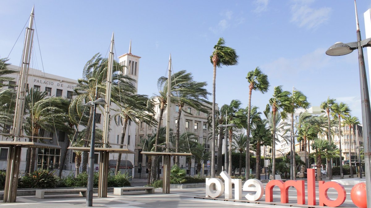 El viento está presente hoy en toda la provincia.