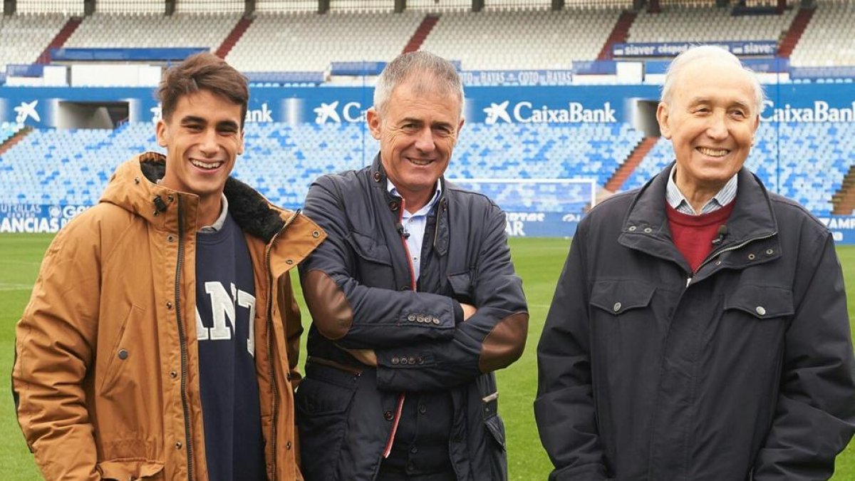 Jaime Sancho, Lucas Alcaraz y Manolo González.