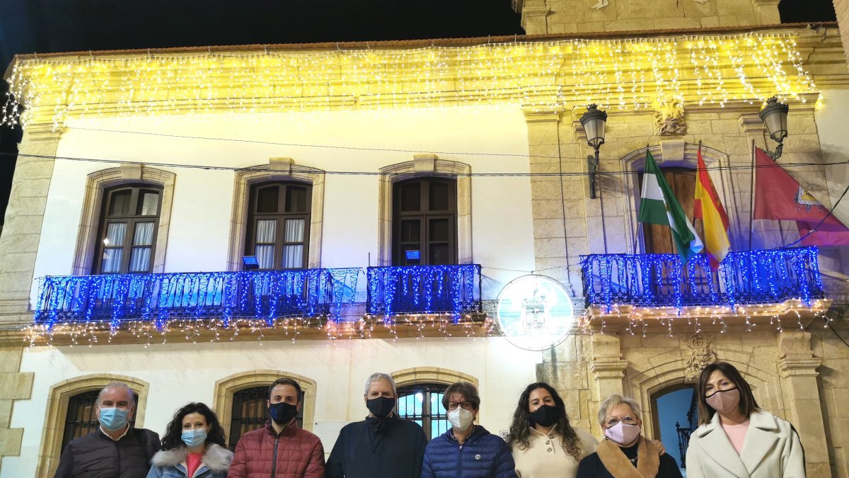 Encencido del alumbrado con motivo de las fiestas navideñas.