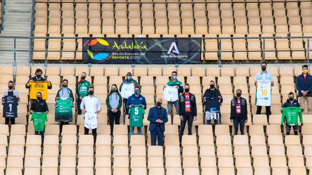 El acto celebrado en el Estadio de La Cartuja.