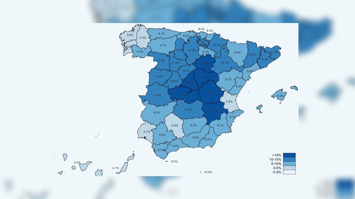 Un informe determina que un 6,7 por ciento de la población de la provincia ya sería inmune.