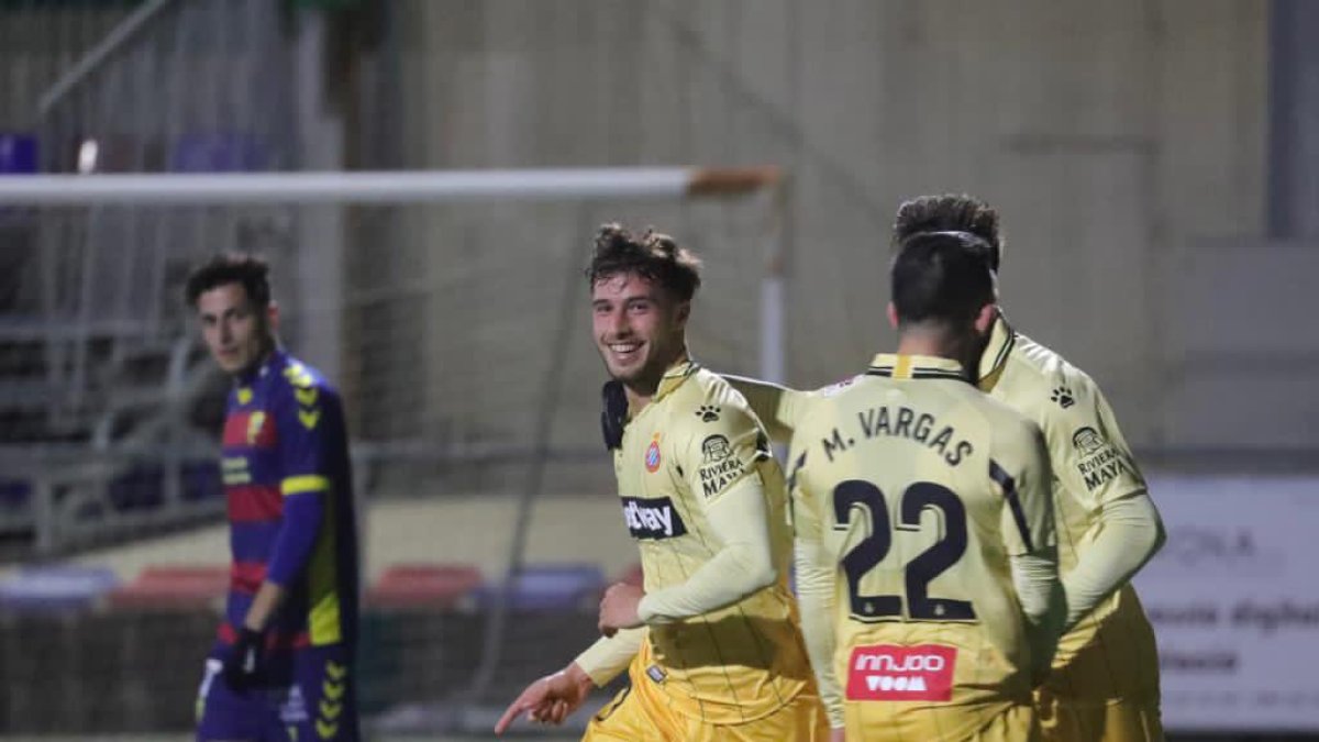 El Espanyol pasó en la Copa del Rey eliminando a la UE Llagostera.