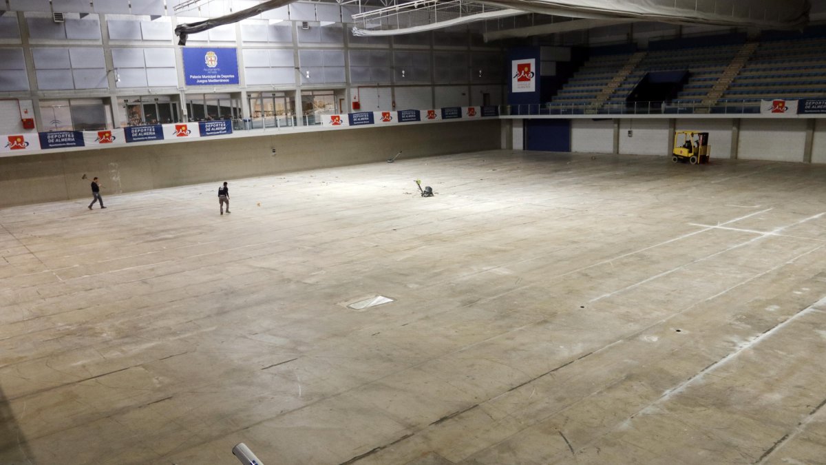 Obras para modernizar la zona interior del Palacio.
