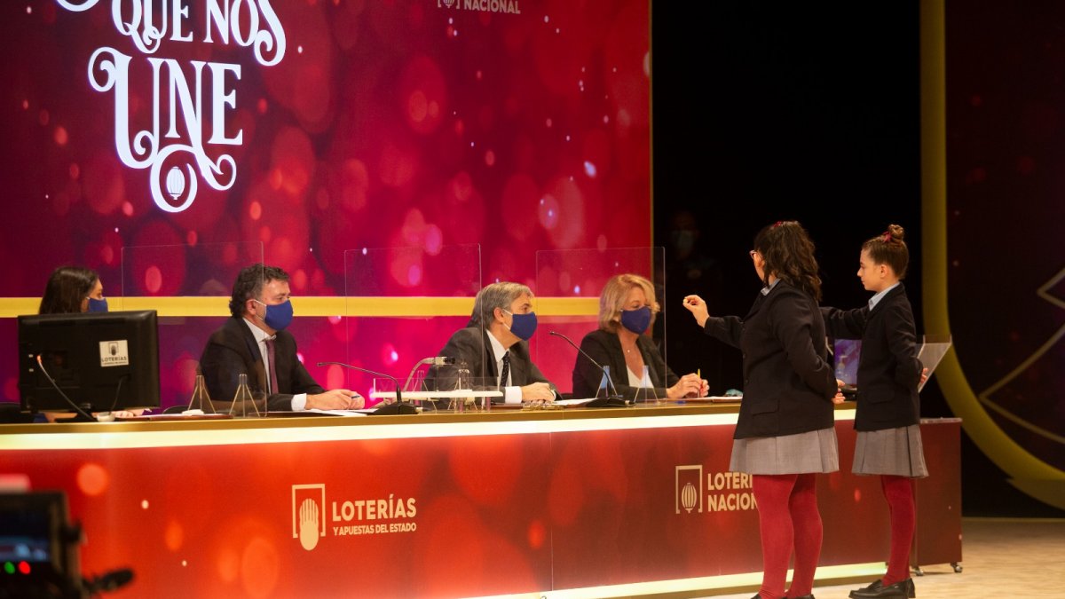 Este año el Sorteo de Navidad no tiene público.