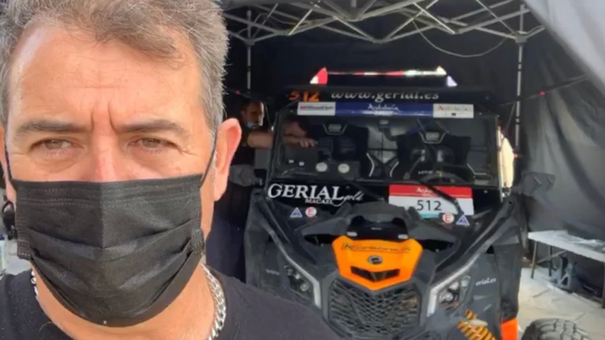 José Antonio Hinojo ya está en marcha para disputar el Dakar 2021.