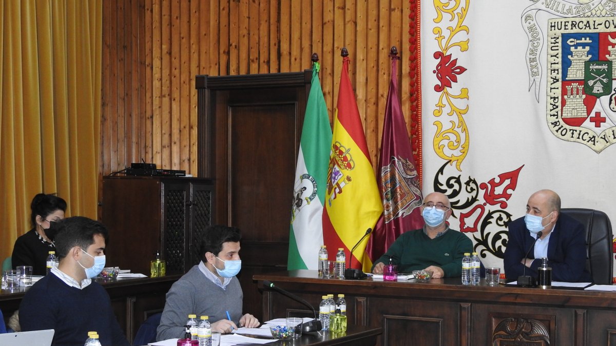 Un instante del Pleno celebrado en la mañana de este miércoles.