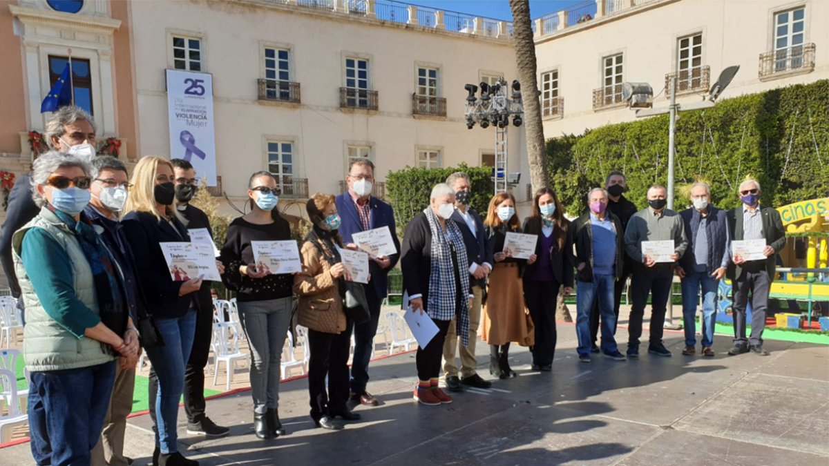 Entrega de premios del concurso municipal de belenes.