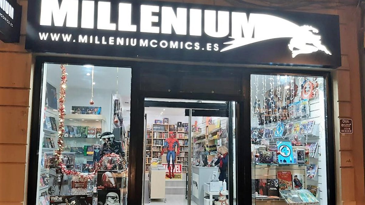 Millenium Comics, en su nueva ubicación.