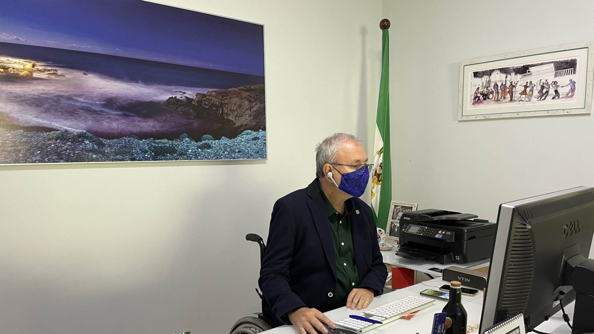 El presidente de Verdiblanca, Antonio Sánchez de Amo.
