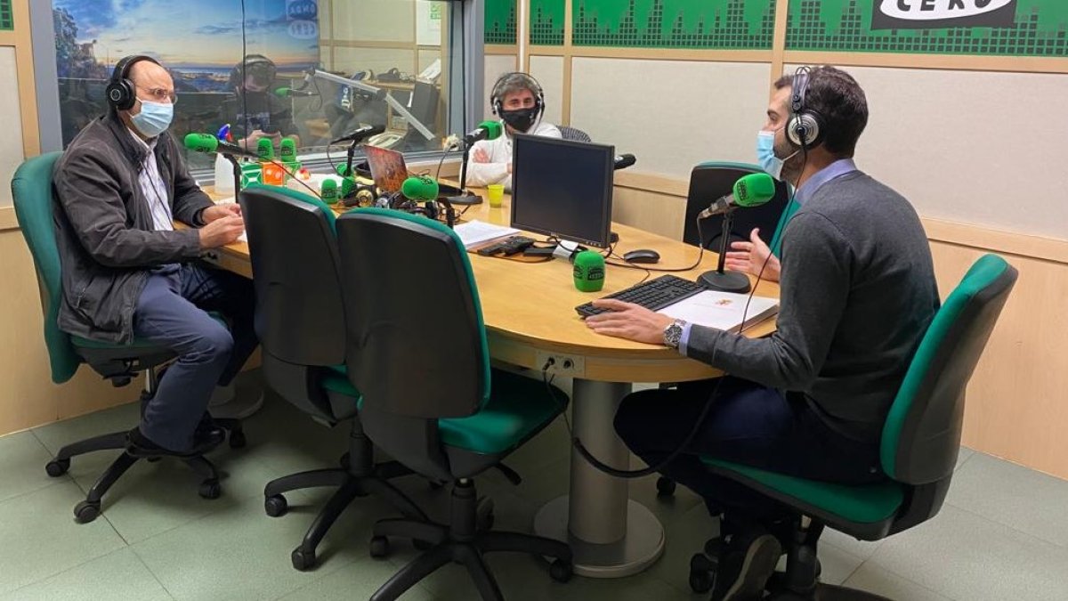 Juanjo del Arco, con Fernández-Pacheco.