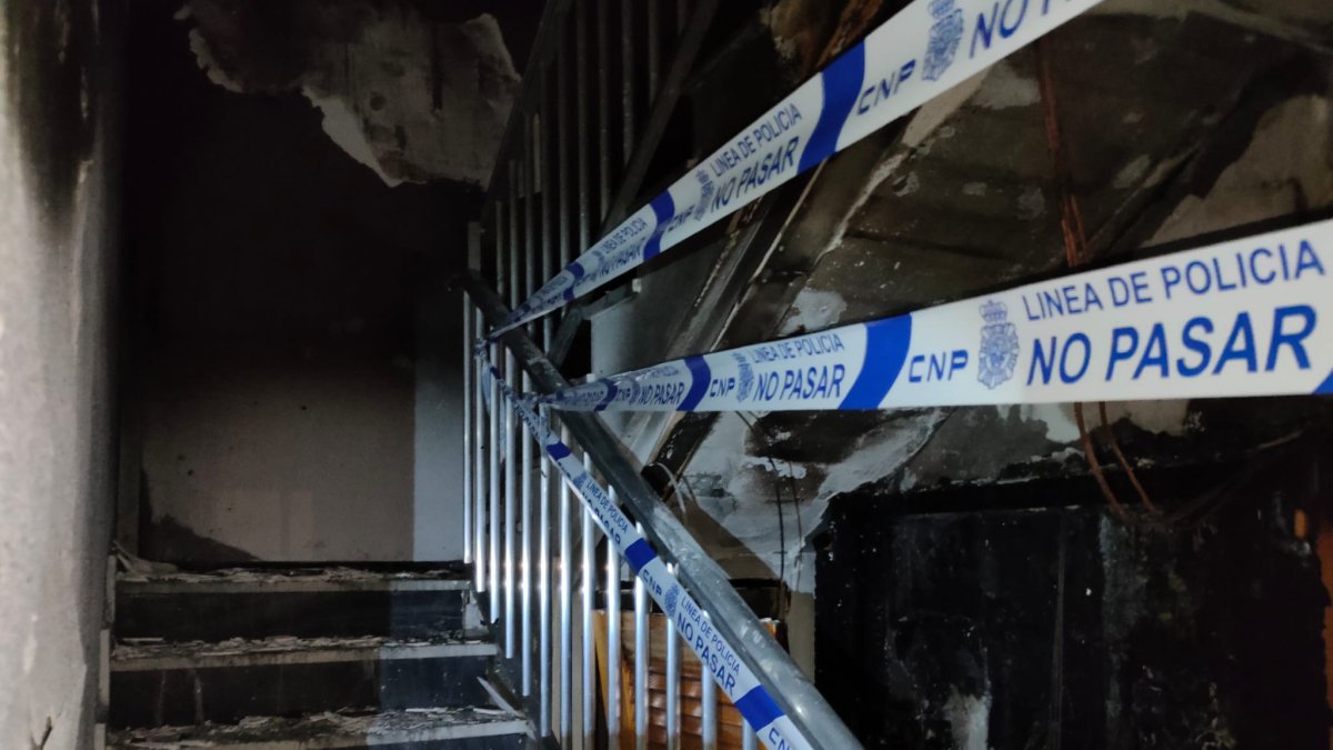 Lugar donde se originó el incendio