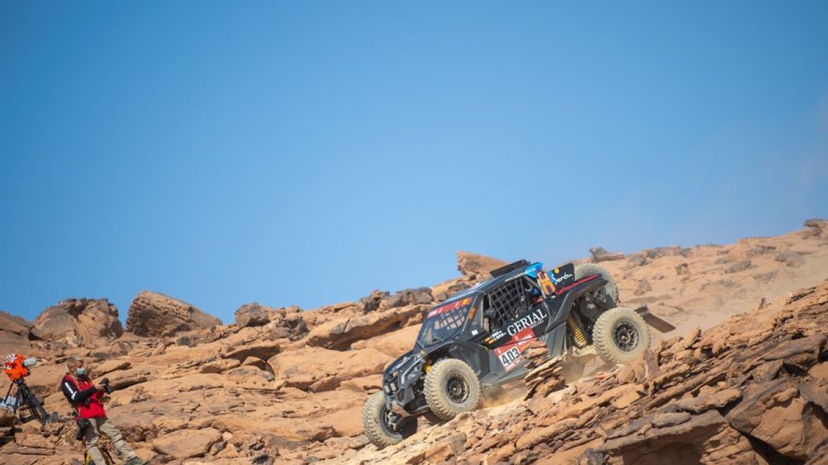 El almeriense José Antonio Hinojo lo está dando todo en el Dakar 2021.