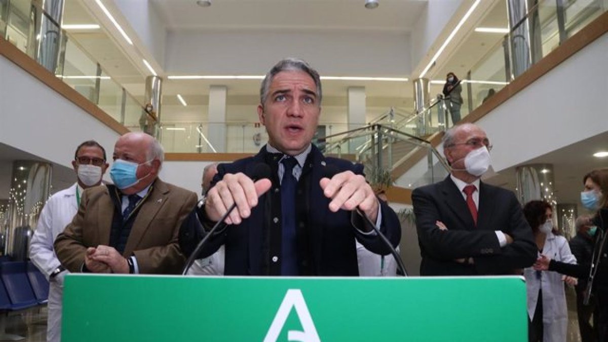 Elías Bendodo ha sido el encargado de anunciar que la Junta ya planea tomar nuevas medidas.