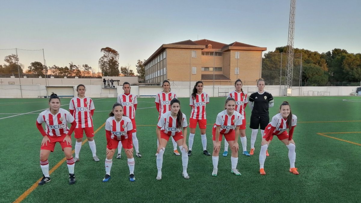 El once del Almería.
