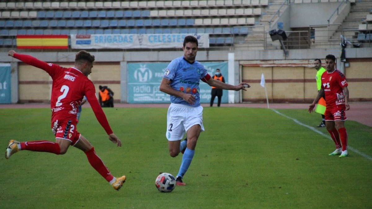 Una jugada del partido.