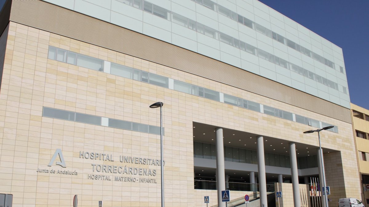 Entrada al Complejo Hospitalaria de Torrecárdenas.