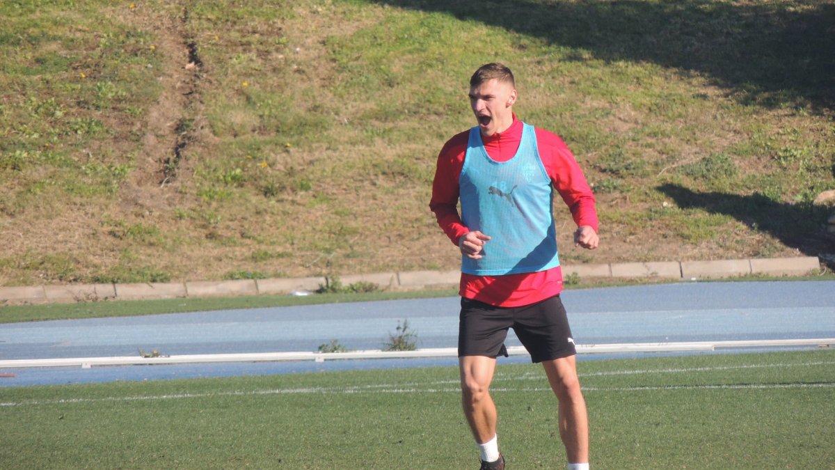 Nikola Maras, un jugador de carácter para el Almería.