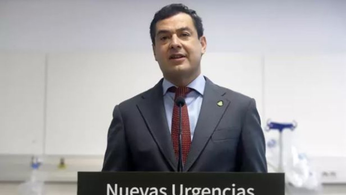 El presidente de la Junta de Andalucía, Juanma Moreno.