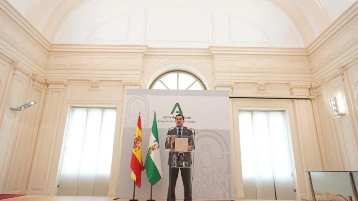 Juanma Moreno, presidente de la Junta.