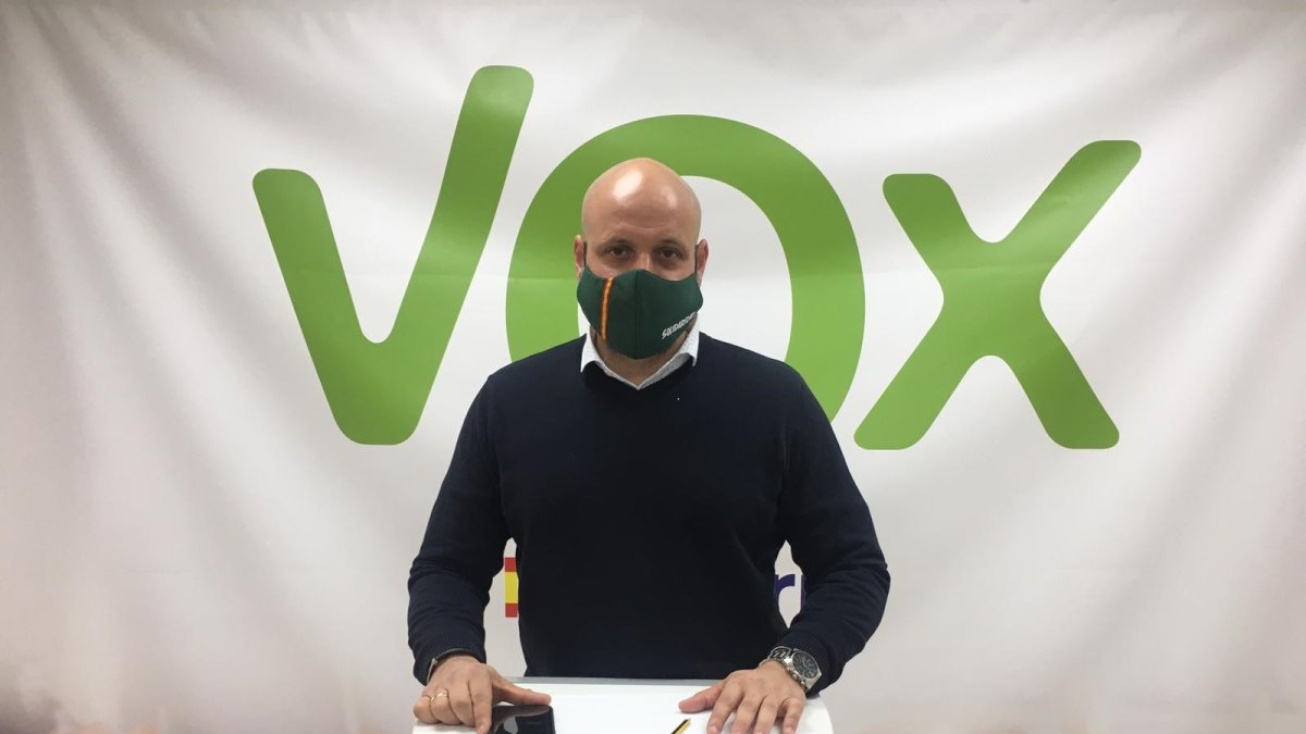 Rodrigo Alonso, portavoz adjunto de Vox en el Parlamento de Andalucía.