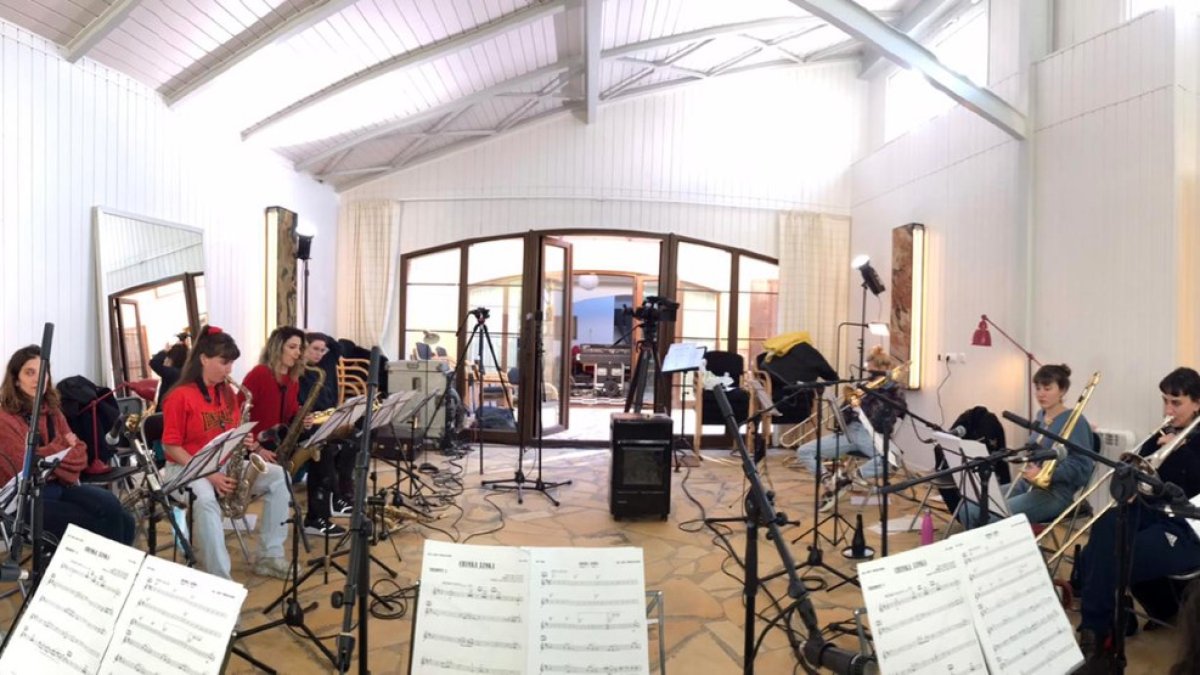 Concierto de la Valparaíso Big Band que tuvo que retransmitirse vía ‘streaming’.