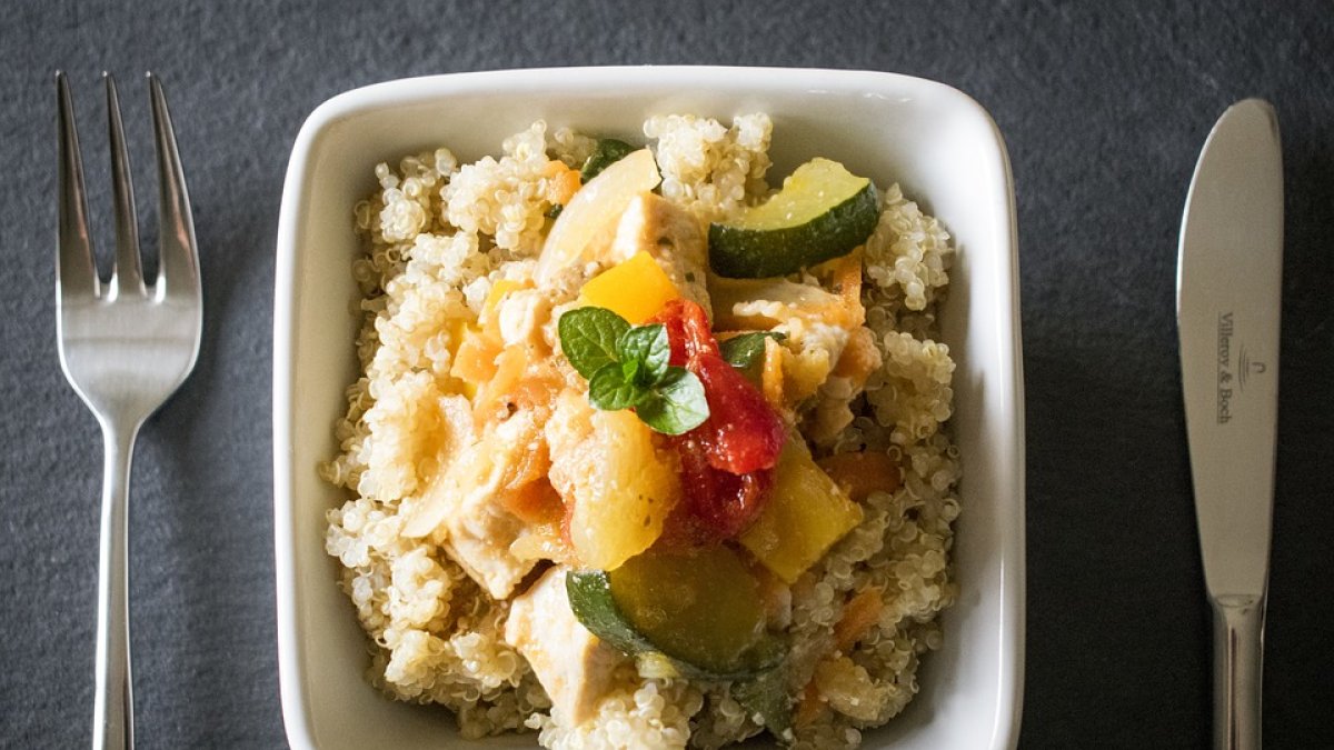 Hoy para cenar, quinoa.